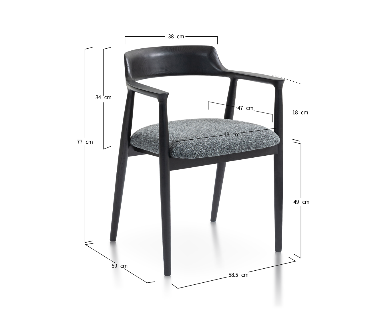 Chaise LUMI – Design Naturel & Confort Moderne