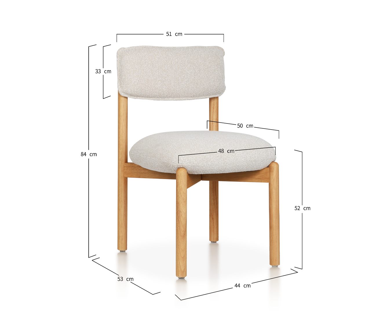 Chaise MIRA – Design Minimaliste & Confort Moderne