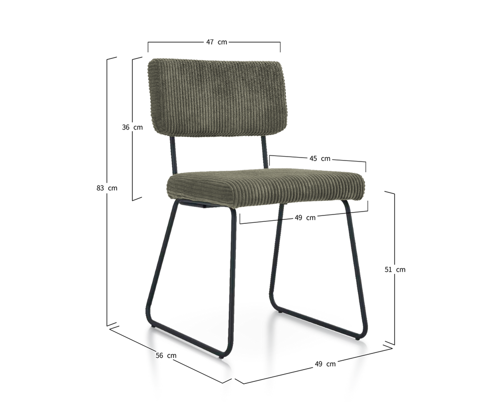 Lot de 2 Chaises HOKU — Design Moderne & Minimaliste