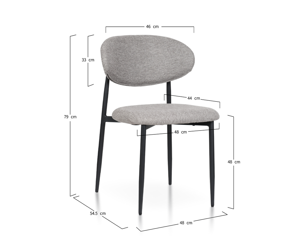 Lot de 4 Chaises NARA – Design Moderne & Confort Élégant