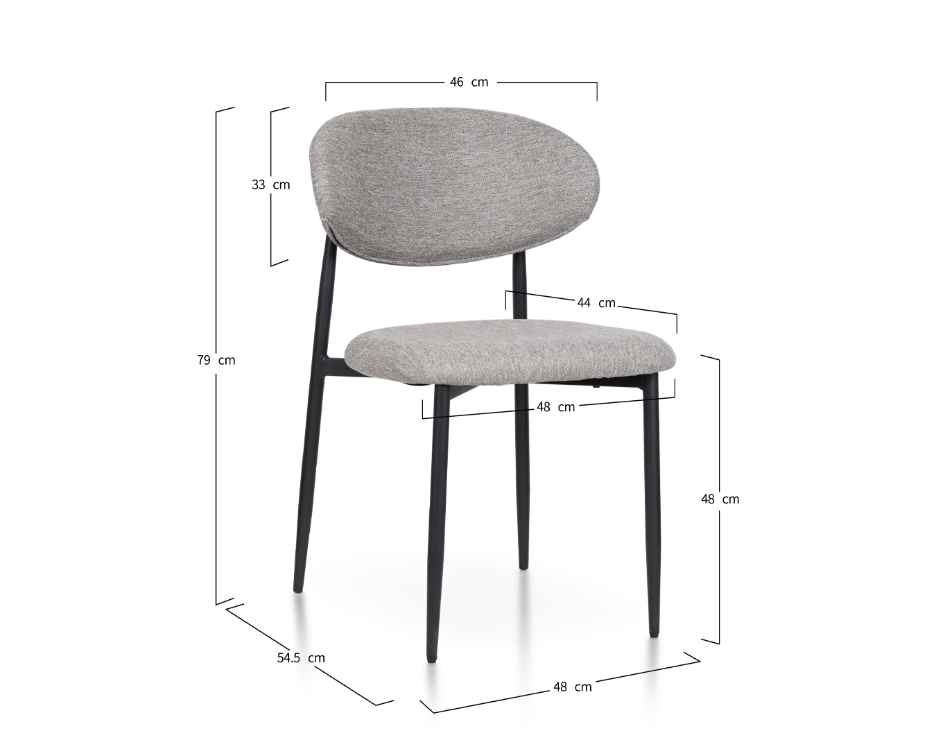 Lot de 4 Chaises NARA – Design Moderne & Confort Élégant