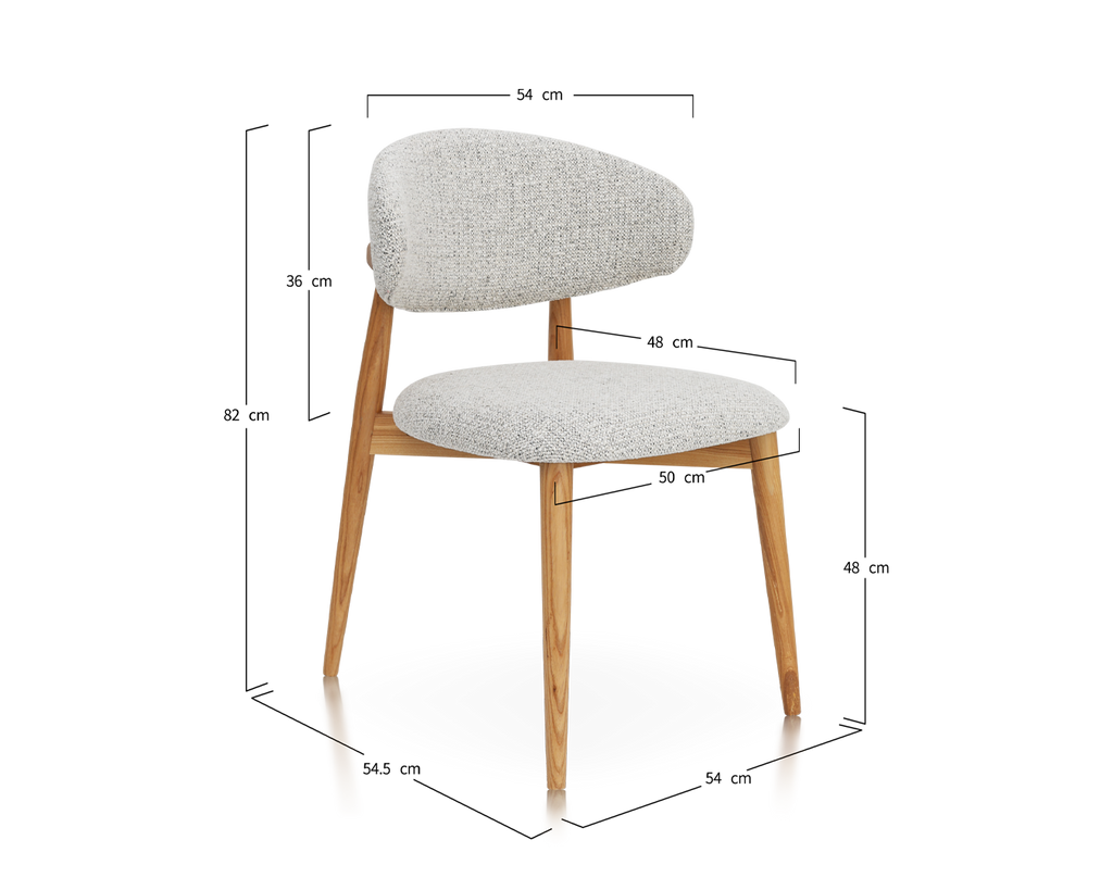 Lot de 2 Chaises SORA – Design Moderne & Confort Élégant