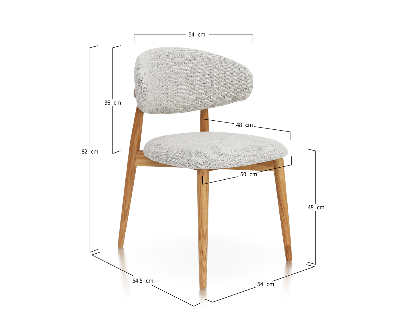 Lot de 2 Chaises SORA – Design Moderne & Confort Élégant